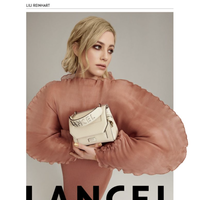 lancel 正式宣布新任品牌全球代言人： lili reinhart