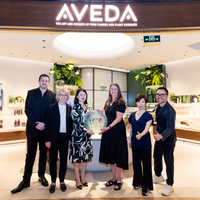 aveda上海前滩太古里店举行leed铂金级绿色建筑认证揭牌仪式