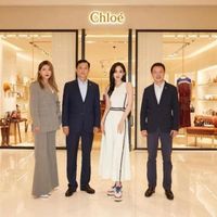 娜扎出席chloé 武商mall· 国广精品店及fast girl系列快闪店揭幕仪式